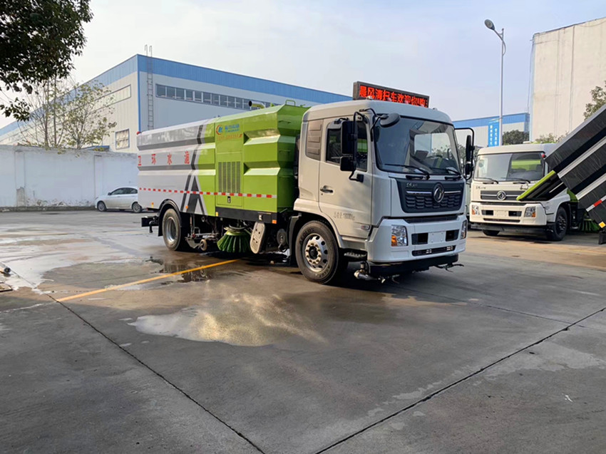 天錦洗掃車,國六東風天錦洗掃車