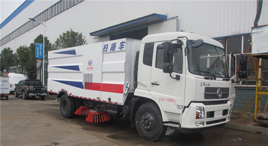 東風天錦洗掃車-東風天錦18噸洗掃車廠家價格報價-程力洗掃車廠家直銷