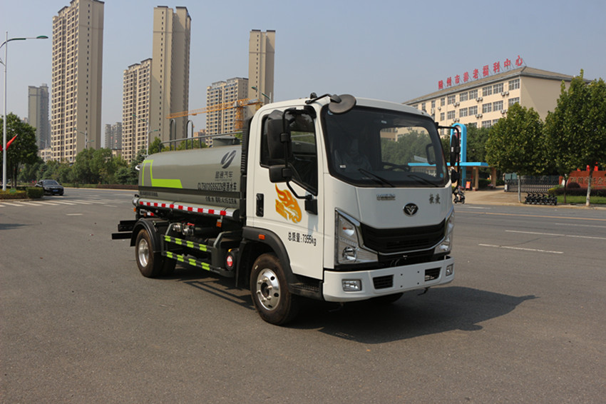重汽豪曼5噸灑水車-重汽豪曼5噸灑水車價格-湖北盈通