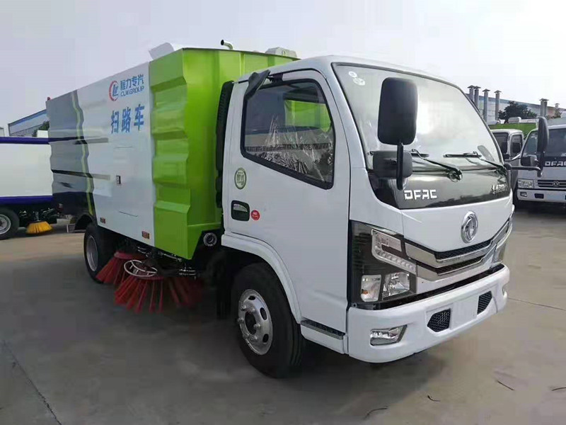 國六東風6方掃路車 朝柴130馬力 掃路神器 無稅 包送上門 可分期-湖北程力