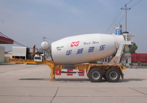 華威馳樂牌SGZ9340GJB型混凝土攪拌運(yùn)輸半掛車