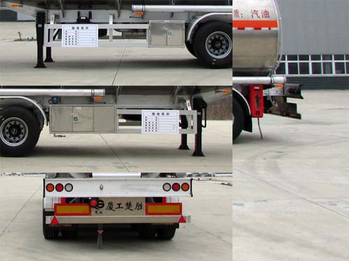 楚勝牌CSC9403GYYLE型鋁合金運油半掛車