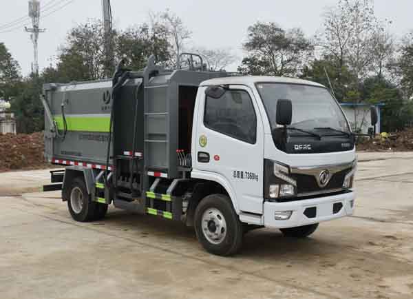 縱昂牌CLT5075ZZZEQ6型自裝卸式垃圾車