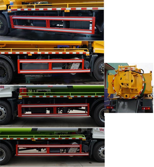 中潔牌XZL5182GQW6型清洗吸污車(chē)