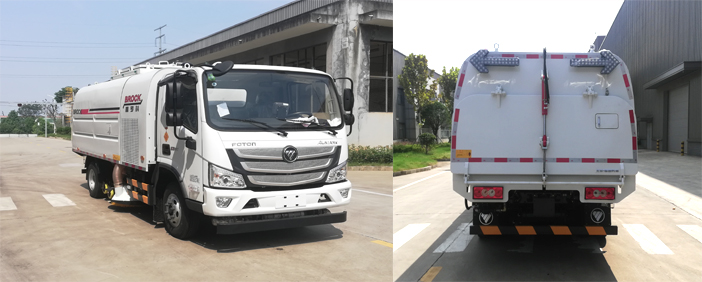 福田牌BJ5084TSLE6-H2型掃路車