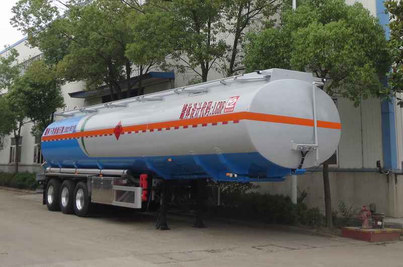 醒獅牌SLS9400GYYE型鋁合金運(yùn)油半掛車