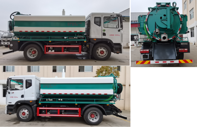 旺龍威牌WLW5181GQWE型清洗吸污車