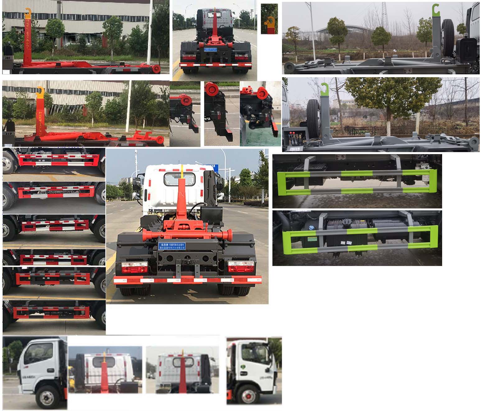 東風多利卡5方勾臂垃圾車-縱昂牌CLT5071ZXXEQ6型車廂可卸式垃圾車價格報價-湖北盈通