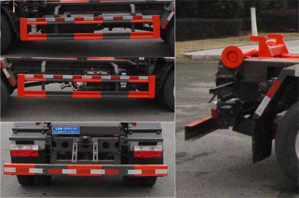 東風多利卡5方勾臂垃圾車-縱昂牌CLT5071ZXXEQ6型車廂可卸式垃圾車價格報價-湖北盈通